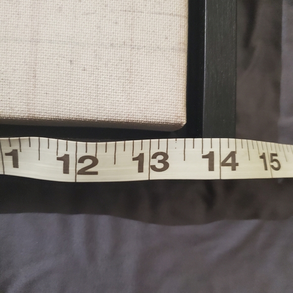 Rice Paper Butterfly 14-Inch Square Framed Canvas Wall Art - Picture 2 of 6